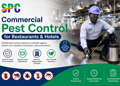 Commercial pest control for restaurants and hotels to maintain a clean and hygienic environment