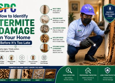 Early signs of termite damage in homes and professional termite control services in Tuticorin by Sai Pest Control.