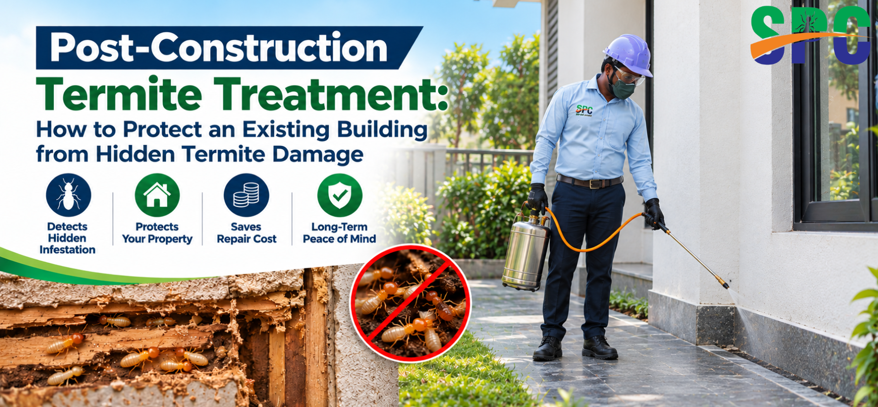 Post-Construction Termite Treatment: How to Protect an Existing Building from Hidden Termite Damage